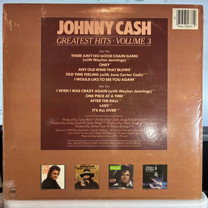 Johnny Cash - Greatest Hits Volume 3 (VINYL) | Excellent (EX) Excellent (EX) - COUNTRY / USED *EXCELLENT*