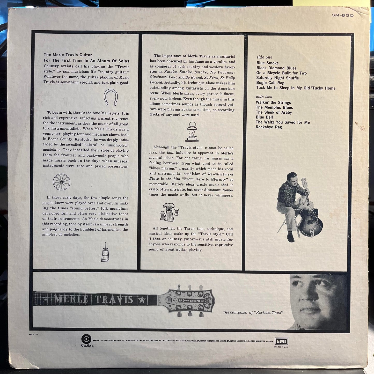 Merle Travis - The Merle Travis Guitar | Excellent (EX) Excellent (EX) - COUNTRY / USED *EXCELLENT*