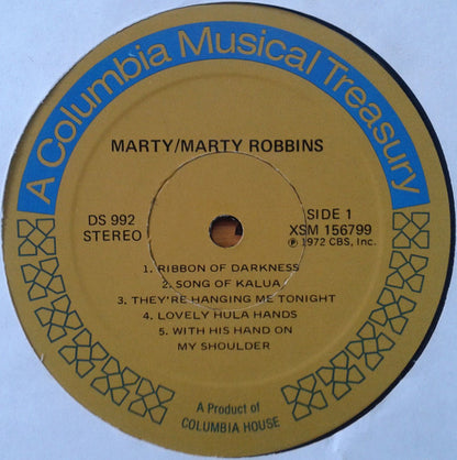 Marty Robbins - Marty! | Excellent (EX) Excellent (EX) - COUNTRY / USED *EXCELLENT*