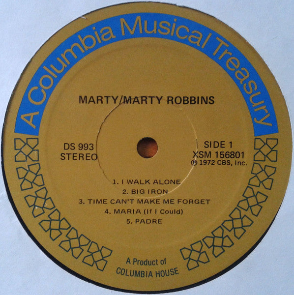Marty Robbins - Marty! | Excellent (EX) Excellent (EX) - COUNTRY / USED *EXCELLENT*