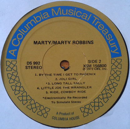 Marty Robbins - Marty! | Excellent (EX) Excellent (EX) - COUNTRY / USED *EXCELLENT*