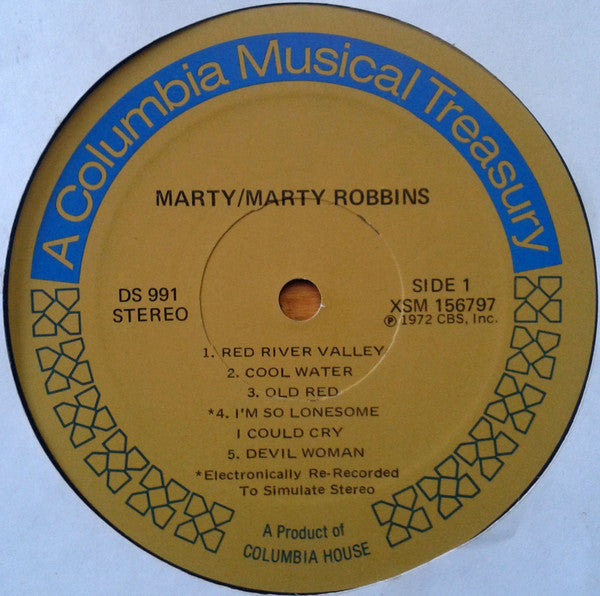 Marty Robbins - Marty! | Excellent (EX) Excellent (EX) - COUNTRY / USED *EXCELLENT*