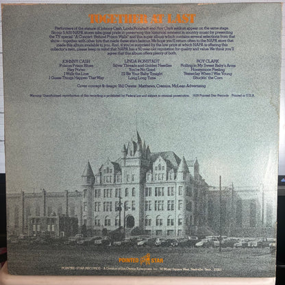 Napa Presents A Concert: Behind Prison Walls (VINYL) | Excellent (EX) Excellent (EX) - COUNTRY / USED *EXCELLENT*