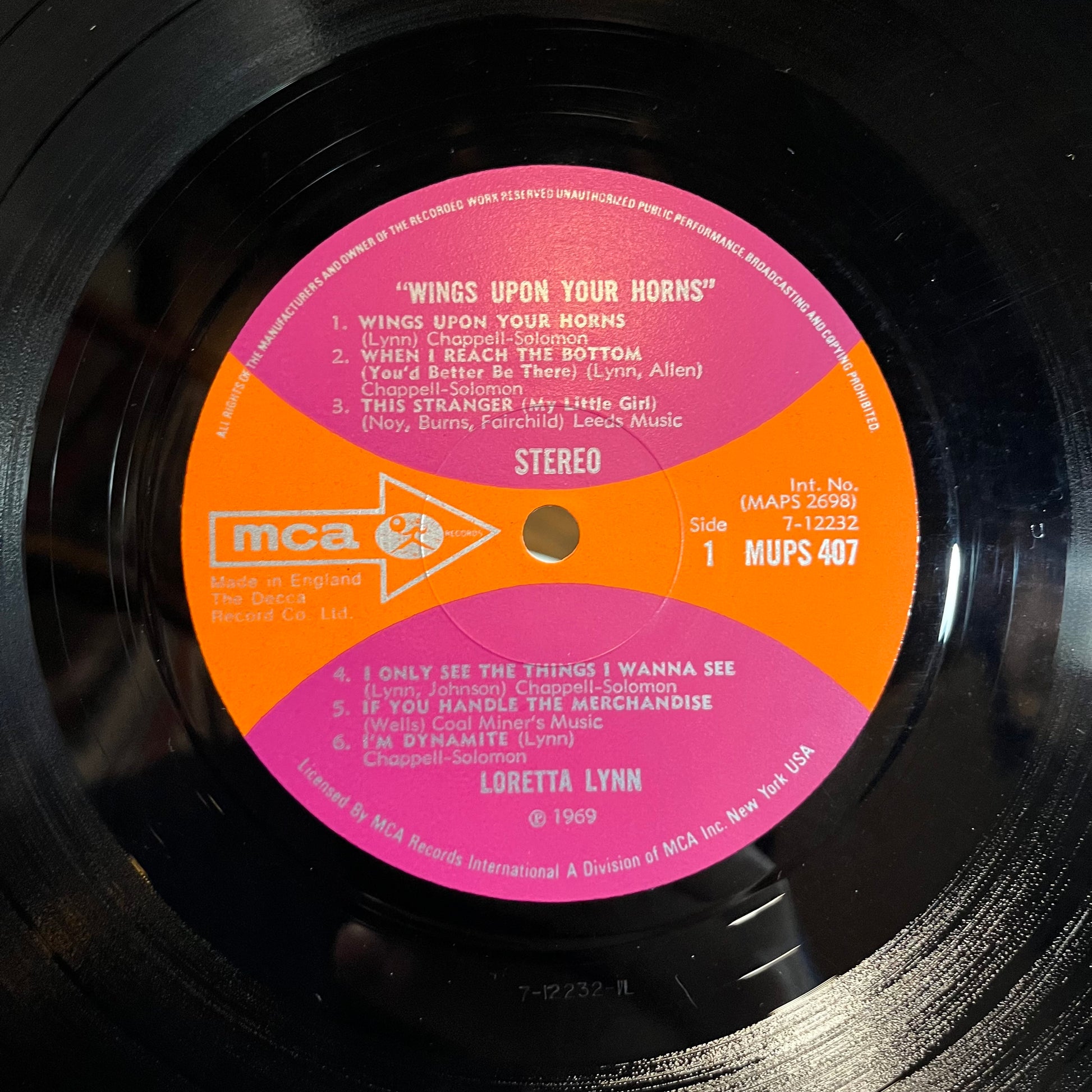 Wings Upon Your Horns (UK VINYL) | Excellent (EX) Near Mint (NM) - COUNTRY / USED *EXCELLENT*
