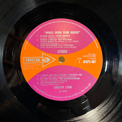 Wings Upon Your Horns (UK VINYL) | Excellent (EX) Near Mint (NM) - COUNTRY / USED *EXCELLENT*