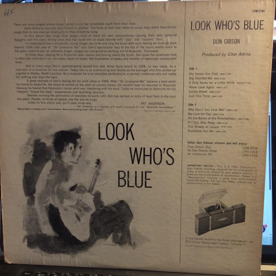 Look Who's Blue (VINYL) | Excellent (EX) Very Good (VG) - COUNTRY / USED *EXCELLENT*