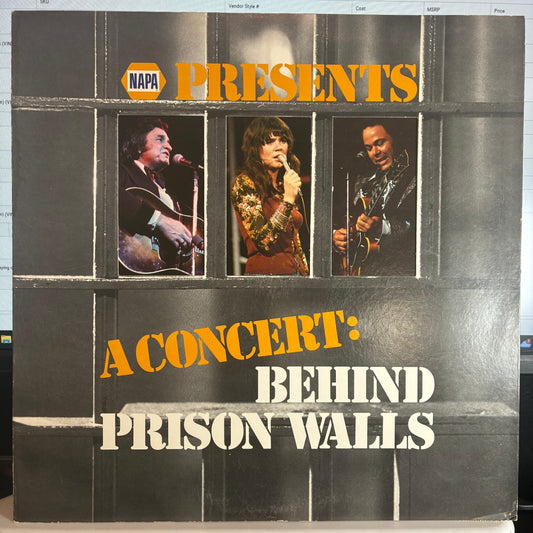 Napa Presents A Concert: Behind Prison Walls (VINYL) | Excellent (EX) Excellent (EX) - COUNTRY / USED *EXCELLENT*