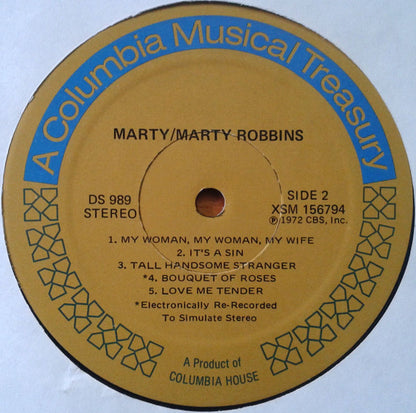 Marty Robbins - Marty! | Excellent (EX) Excellent (EX) - COUNTRY / USED *EXCELLENT*