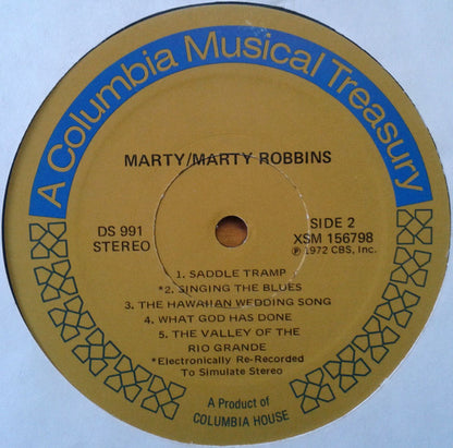 Marty Robbins - Marty! | Excellent (EX) Excellent (EX) - COUNTRY / USED *EXCELLENT*