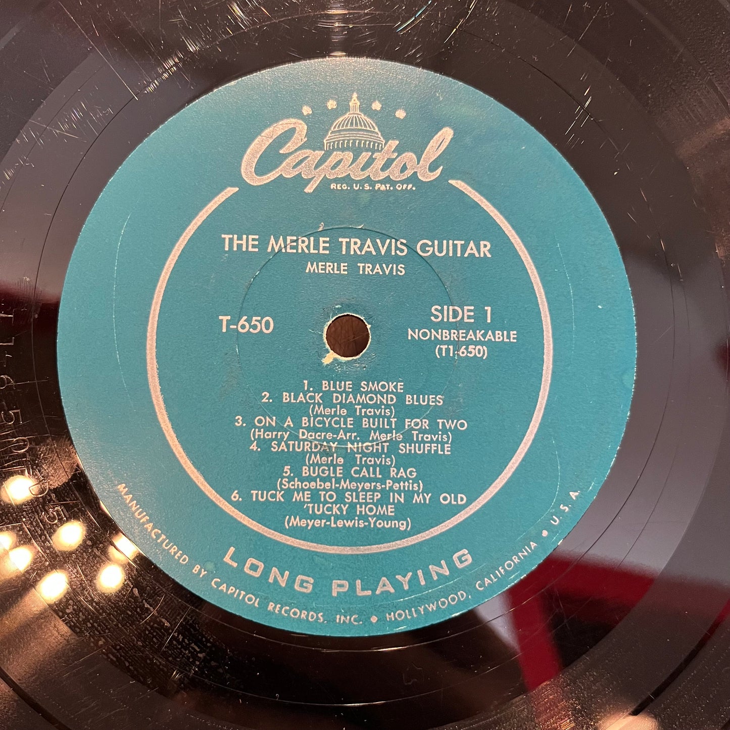 Merle Travis - The Merle Travis Guitar | Good Plus (G+) Very Good (VG) - COUNTRY / USED *GOOD+*