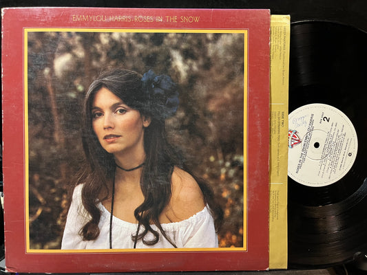 Emmylou Harris - Roses In The Snow (VINYL LP WARNER BROS. BSK 3422 1980) | Near Mint- (NM-) Excellent (EX) - COUNTRY / USED *NEAR MINT-*