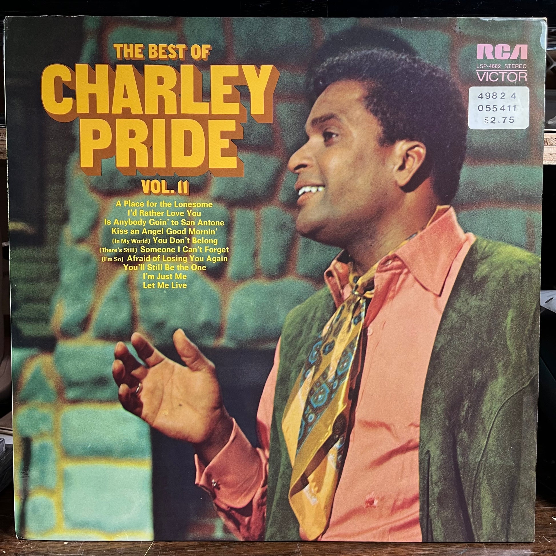 The Best Of Charley Pride Vol. II (GERMAN VINYL) | Near Mint- (NM-) Near Mint (NM or M-) - COUNTRY / USED *NEAR MINT-*