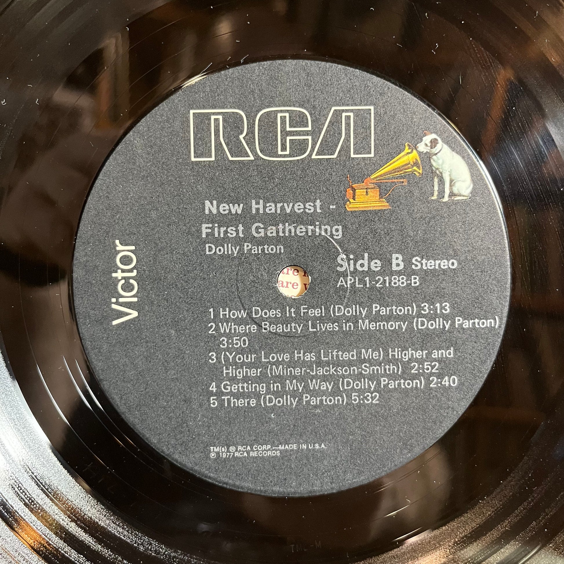 New Harvest ... First Gathering *PROMO* (VINYL) | Near Mint (NM) Very Good Plus (VG+) - COUNTRY / USED *NEAR MINT*