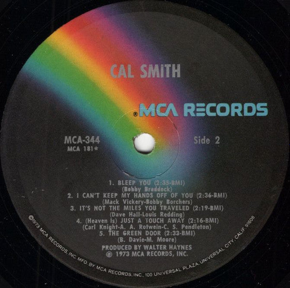 Cal Smith (VINYL) | Near Mint (NM) Very Good Plus (VG+) - COUNTRY / USED *NEAR MINT*