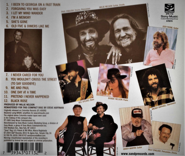 Willie Nelson - Me & Paul (CD) | USED - COUNTRY / USED *NEAR MINT*