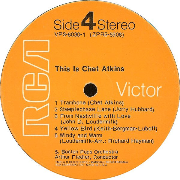 Chet Atkins - This Is Chet Atkins | Near Mint (NM) Near Mint (NM) - COUNTRY / USED *NEAR MINT*