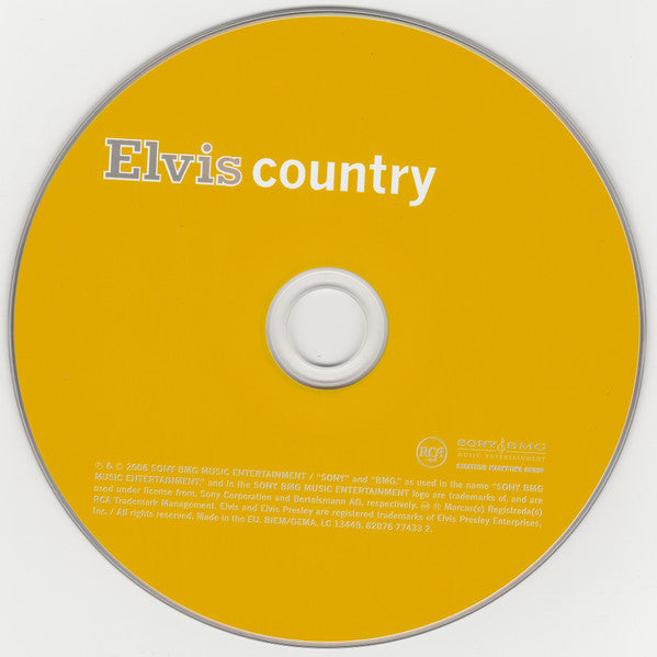 Elvis Country (CD) | Near Mint (NM) Near Mint (NM) - COUNTRY / USED *NEAR MINT*