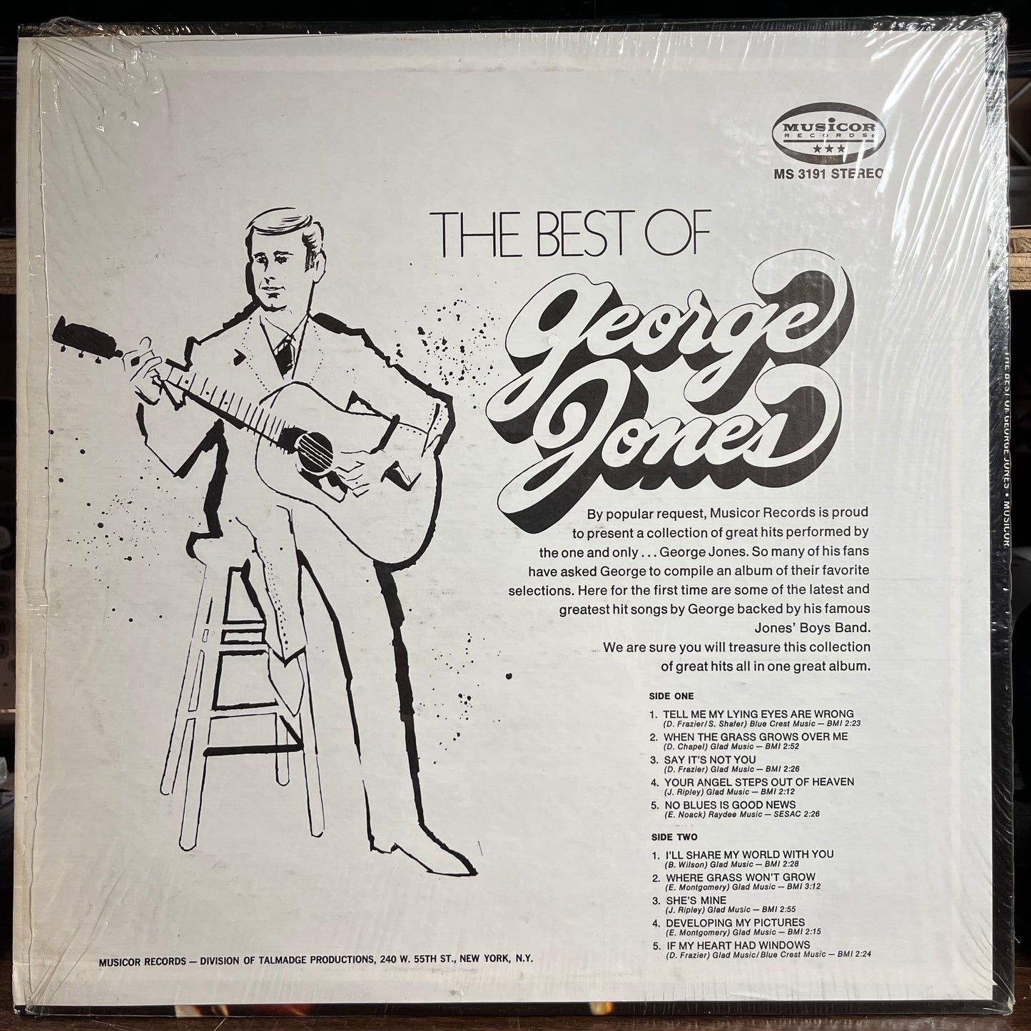 The Best Of George Jones (VINYL) | Near Mint (NM) Near Mint (NM) - COUNTRY / USED *NEAR MINT*