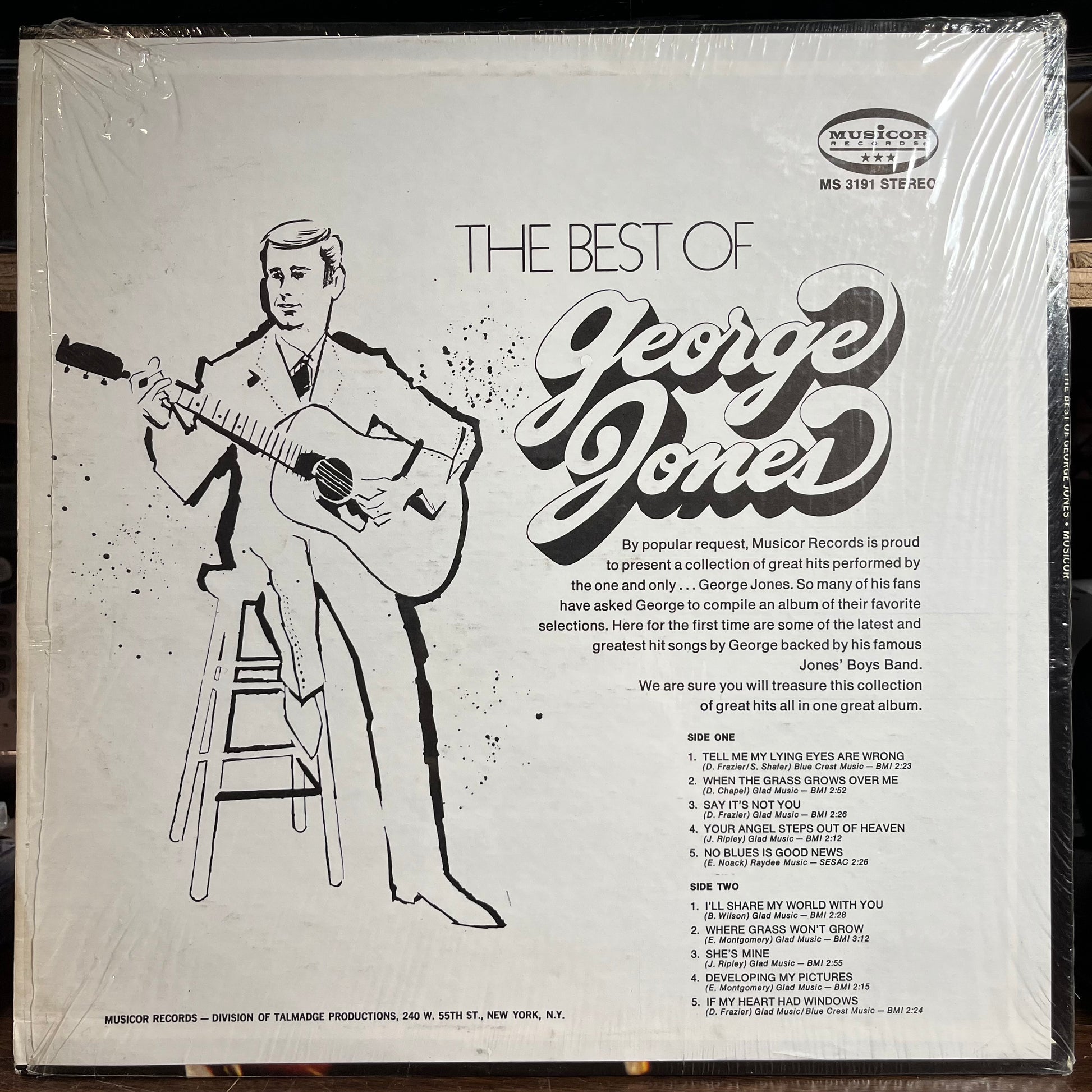 The Best Of George Jones (VINYL) | Near Mint (NM) Near Mint (NM) - COUNTRY / USED *NEAR MINT*