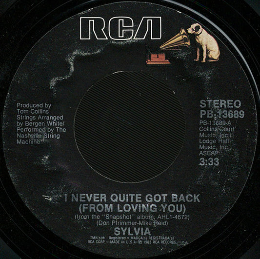 Sylvia (7) - I Never Quite Got Back (From Loving You) | Near Mint (NM) Near Mint (NM) - COUNTRY / USED *NEAR MINT*