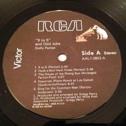 9 To 5 And Odd Jobs (VINYL) | Near Mint (NM) Excellent+ (EX+) - COUNTRY / USED *NEAR MINT*