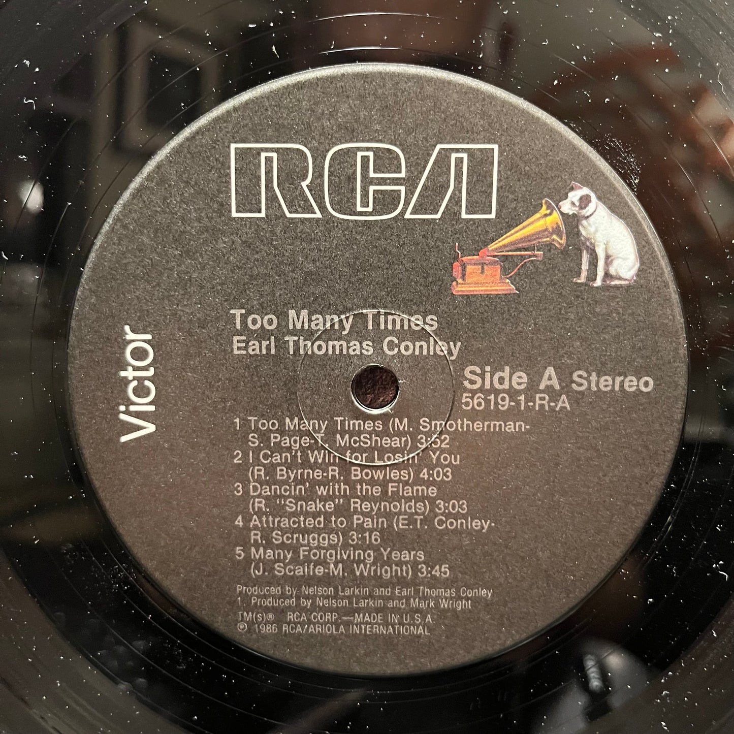 Earl Thomas Conley - Etc. Too Many Times | Near Mint (NM) Excellent (EX) - COUNTRY / USED *NEAR MINT*