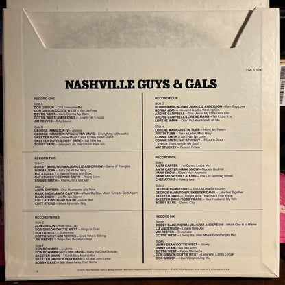 Various - Nashville Guys & Gals *6XLP* | Near Mint (NM) Excellent (EX) - COUNTRY / USED *NEAR MINT*