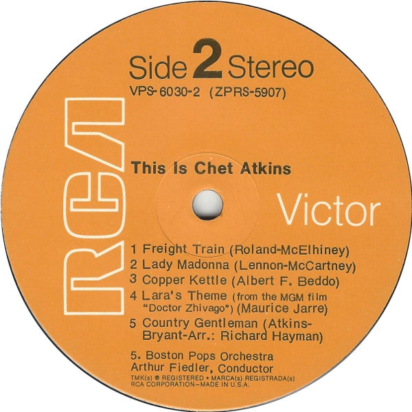 Chet Atkins - This Is Chet Atkins | Near Mint (NM) Near Mint (NM) - COUNTRY / USED *NEAR MINT*