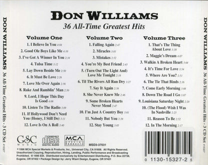 36 All-Time Greatest Hits (3xCD) | Near Mint (NM) Near Mint (NM) - COUNTRY / USED *NEAR MINT*