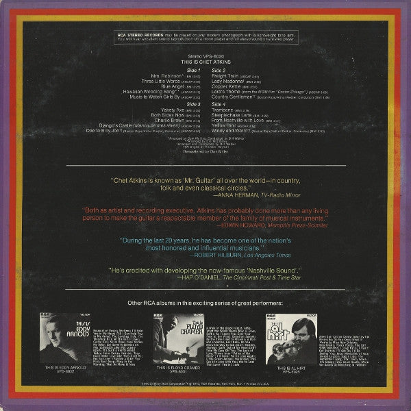 Chet Atkins - This Is Chet Atkins | Near Mint (NM) Near Mint (NM) - COUNTRY / USED *NEAR MINT*