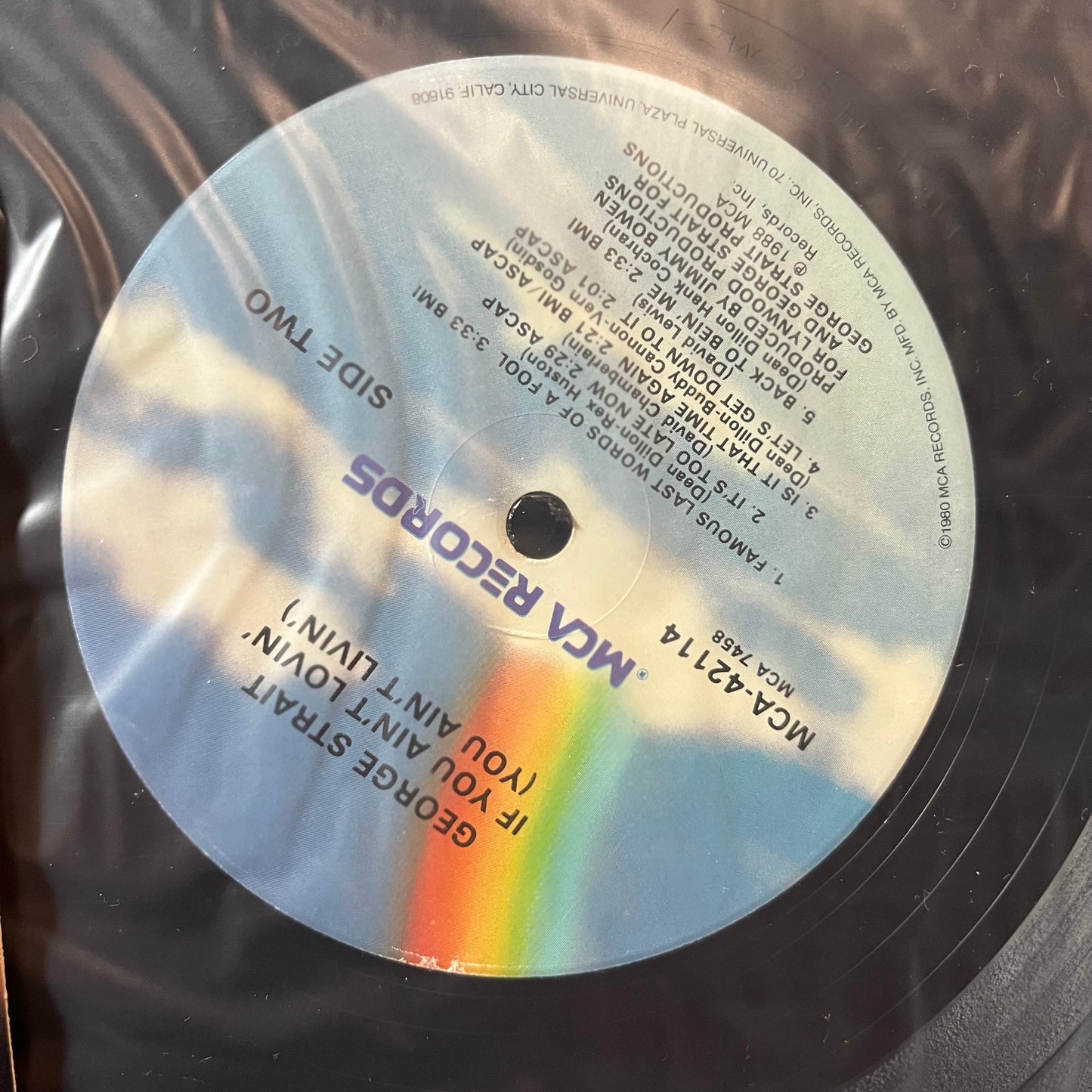 George Strait - If You Ain't Lovin' (You Ain't Livin')(VINYL LP) | USED Near Mint (NM or M-) Excellent (EX) - COUNTRY / USED *NEAR MINT*