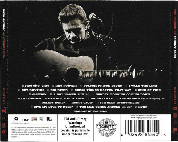 The Legend Of Johnny Cash (CD) | Near Mint (NM) Near Mint (NM) - COUNTRY / USED *NEAR MINT*