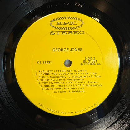 George Jones (VINYL) | Near Mint (NM) Excellent (EX) - COUNTRY / USED *NEAR MINT*