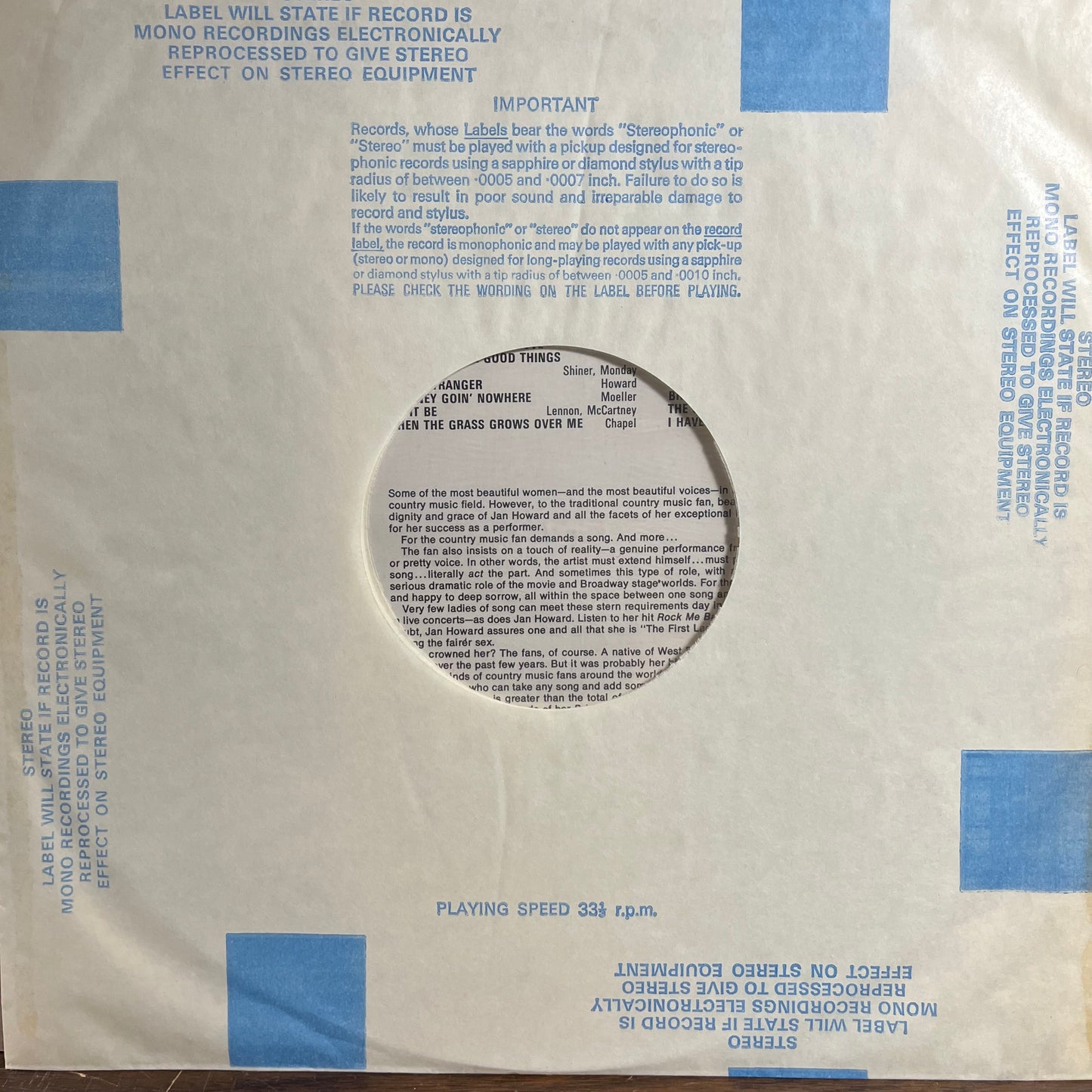 Rock Me Back To Little Rock (UK VINYL) | Near Mint (NM) Near Mint (NM) - COUNTRY / USED *NEAR MINT*