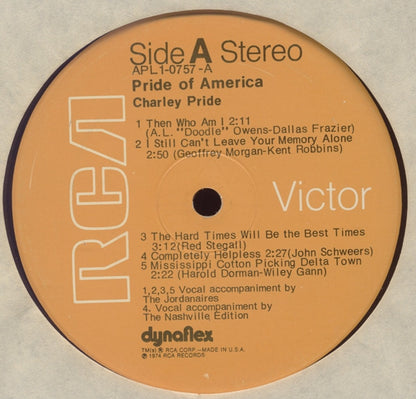 Pride Of America (VINYL) | Near Mint (NM) Excellent+ (EX+) - COUNTRY / USED *NEAR MINT*