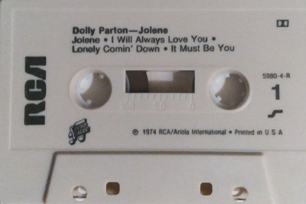 Dolly Parton - Jolene (CASSETTE) | USED - COUNTRY / USED *NEAR MINT*