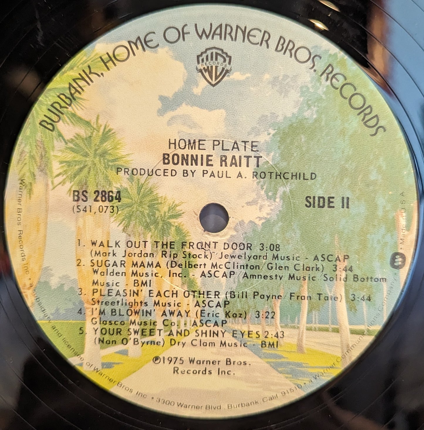 Bonnie Raitt - Home Plate *JACKSONVILLE* | Near Mint (NM) Very Good Plus (VG+) - COUNTRY / USED *NEAR MINT*