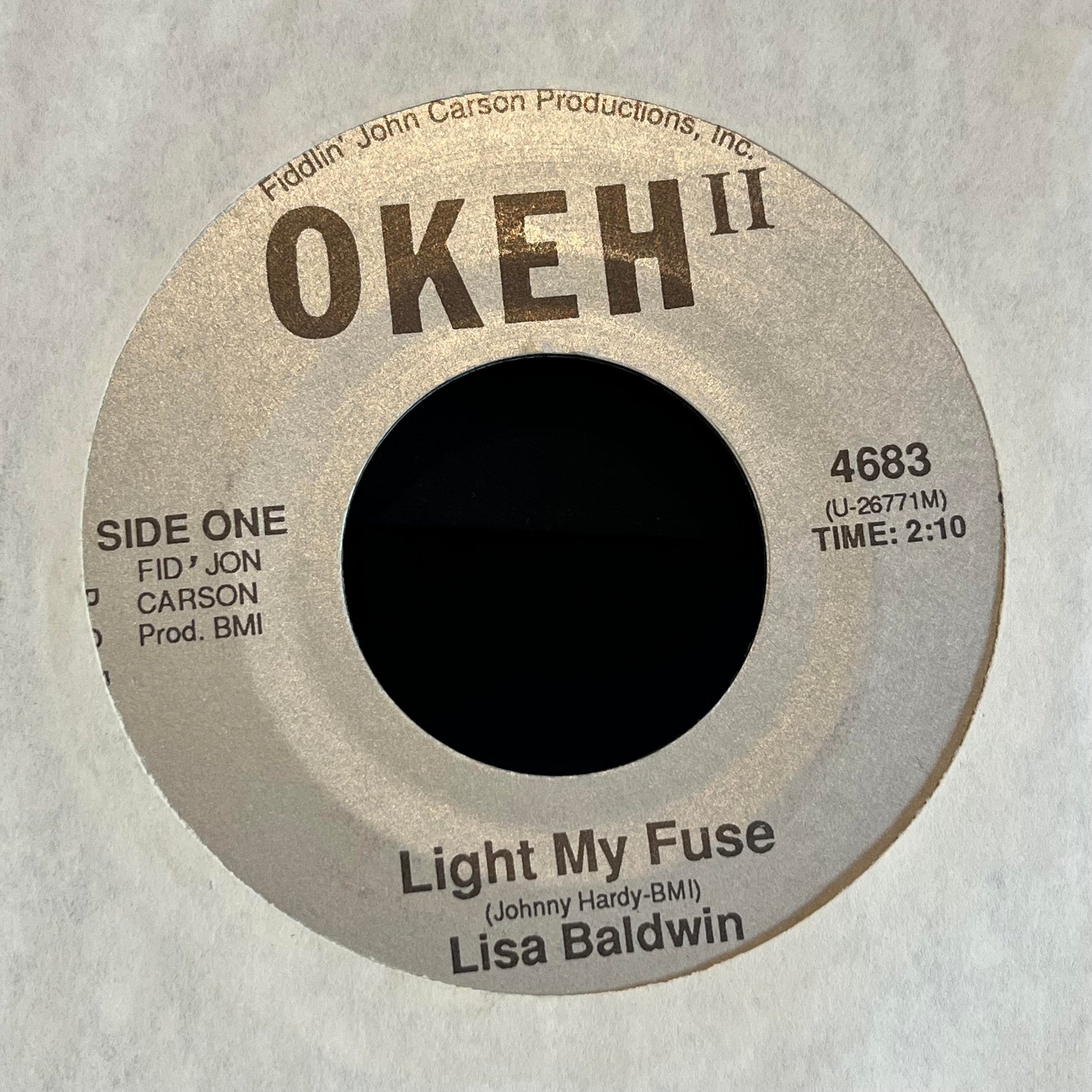 Lisa Baldwin - Light My Fuse | Near Mint (NM) Generic - COUNTRY / USED *NEAR MINT*