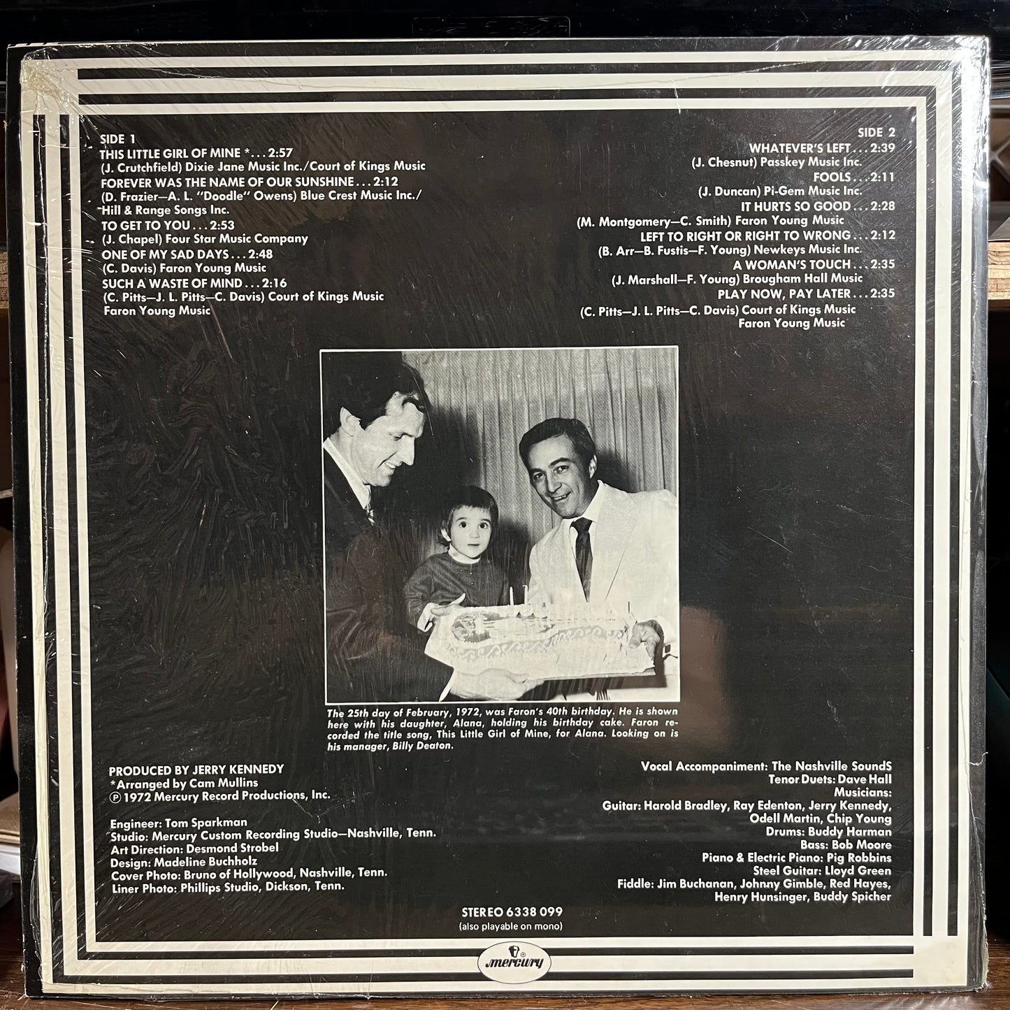 Faron Young Sings This Little Girl Of Mine (HOLLAND VINYL) | Near Mint (NM) Near Mint (NM) - COUNTRY / USED *NEAR MINT*