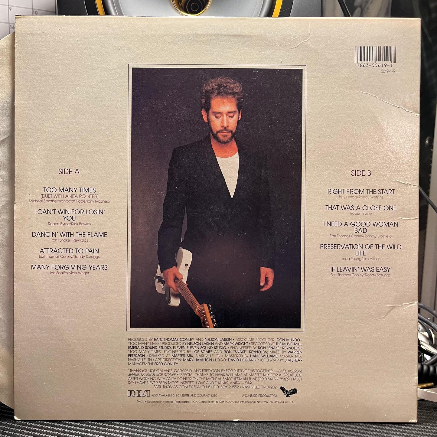 Earl Thomas Conley - Etc. Too Many Times | Near Mint (NM) Excellent (EX) - COUNTRY / USED *NEAR MINT*