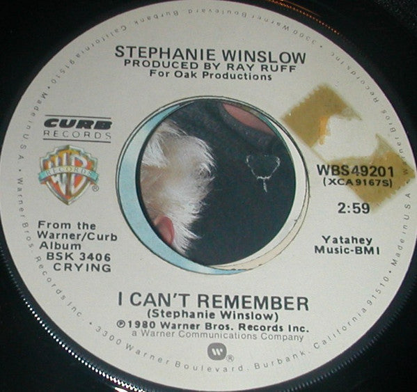 Stephanie Winslow - I Can't Remember | Near Mint (NM) Near Mint (NM) - COUNTRY / USED *NEAR MINT*