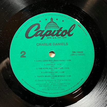 Charlie Daniels (VINYL) | Near Mint (NM or M-) Excellent+ (EX+) - COUNTRY / USED *NEAR MINT*