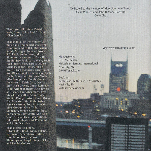 Jerry Douglas - Lookout For Hope SACD | Near Mint (NM) Near Mint (NM) - COUNTRY / USED *NEAR MINT*