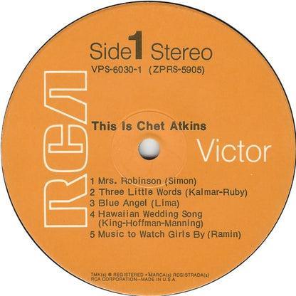 Chet Atkins - This Is Chet Atkins | Near Mint (NM) Near Mint (NM) - COUNTRY / USED *NEAR MINT*