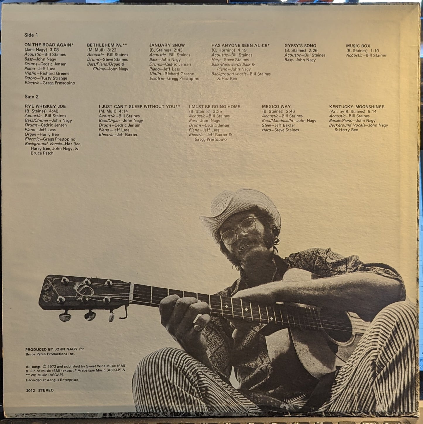 Bill Staines - Bill Staines | Near Mint (NM) Near Mint (NM) - COUNTRY / USED *NEAR MINT*