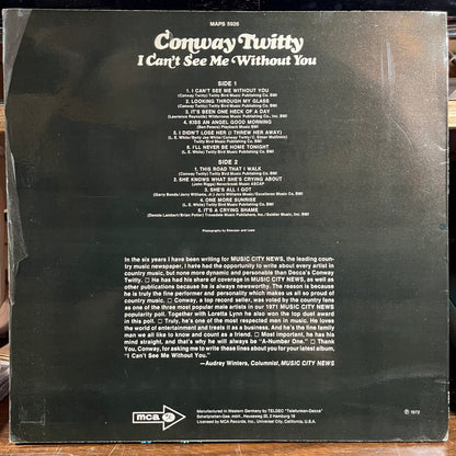 I Can't See Me Without You (GERMAN VINYL) | Near Mint (NM) Excellent+ (EX+) - COUNTRY / USED *NEAR MINT*