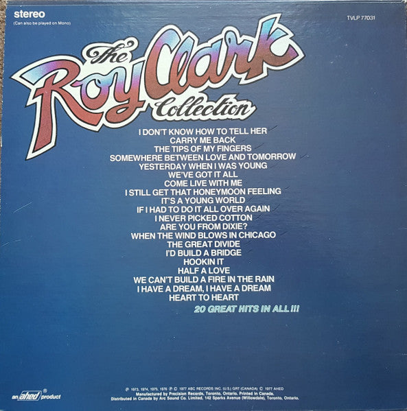 Roy Clark - The Roy Clark Collection *SHRINK* | Near Mint (NM) Near Mint (NM) - COUNTRY / USED *NEAR MINT*