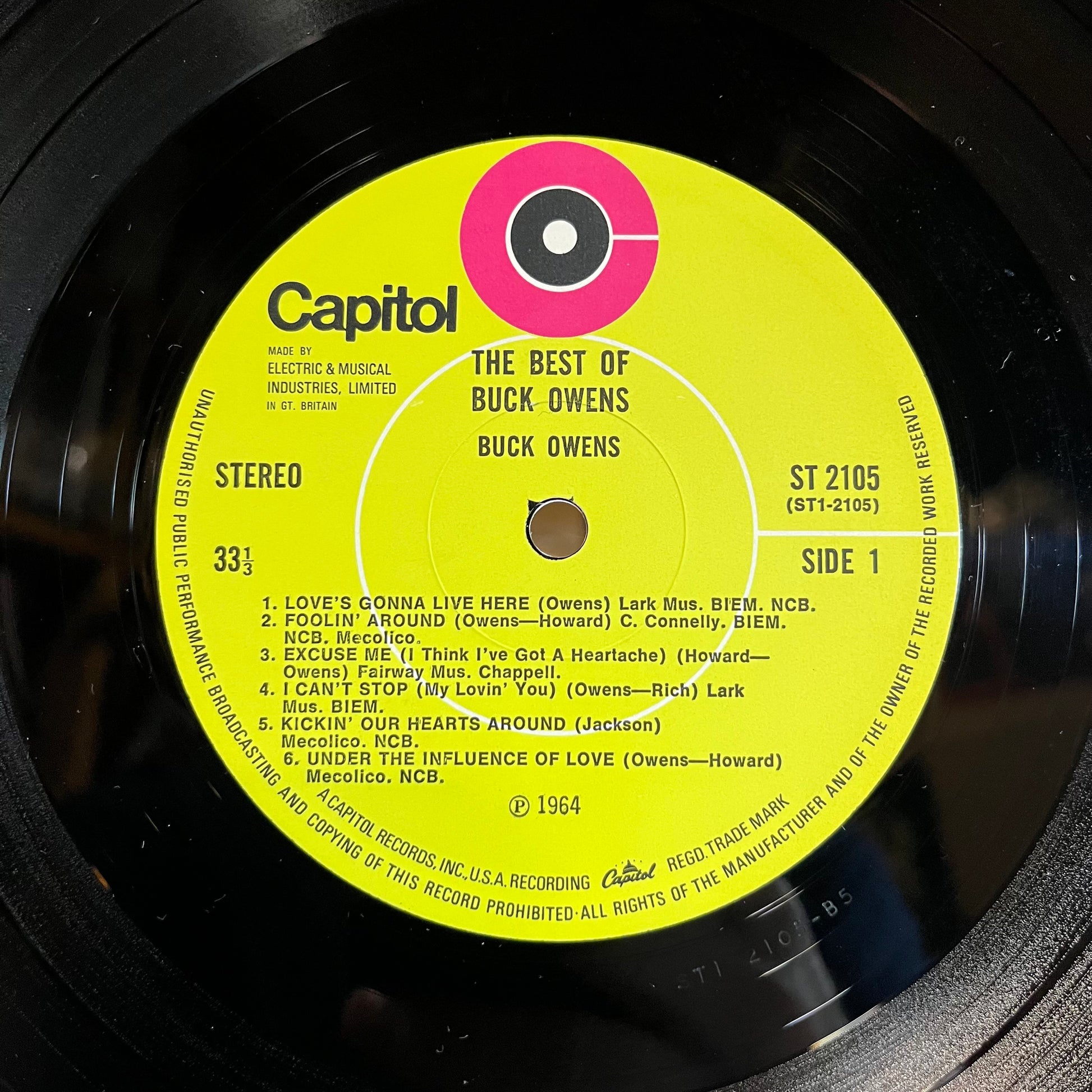 The Best Of Buck Owens (UK VINYL) | Near Mint (NM) Near Mint (NM) - COUNTRY / USED *NEAR MINT*