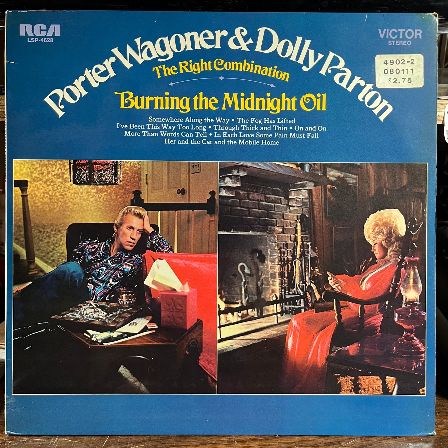 The Right Combination Burning The Midnight Oil (GERMAN VINYL) | Near Mint (NM) Near Mint (NM) - COUNTRY / USED *NEAR MINT*