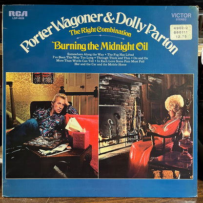 The Right Combination Burning The Midnight Oil (GERMAN VINYL) | Near Mint (NM) Near Mint (NM) - COUNTRY / USED *NEAR MINT*